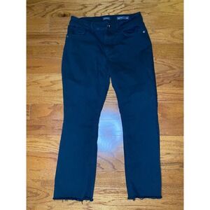 J Jill Denim Kick Flair Ankle Black Jeans Size 6‎